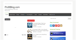 Desktop Screenshot of profitblog.com