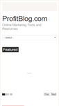 Mobile Screenshot of profitblog.com